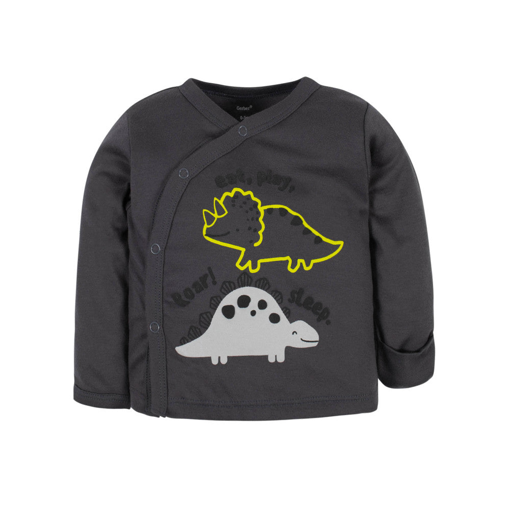 3-Piece Baby Boys Camo Dinosaur Take-Me-Home Set, additional view 1