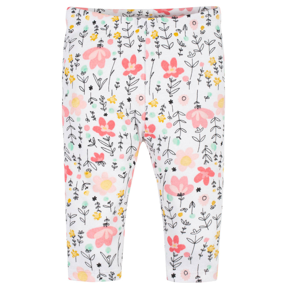 4-Pack Baby Girls Garden Floral Pants, additional view 3