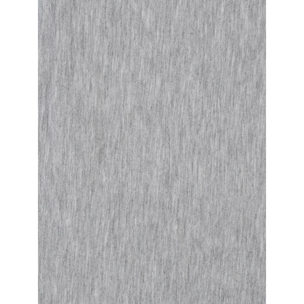 2-Piece Baby Neutral Gray Heather Robe & Swaddle Blanket Set, close-up detail 1