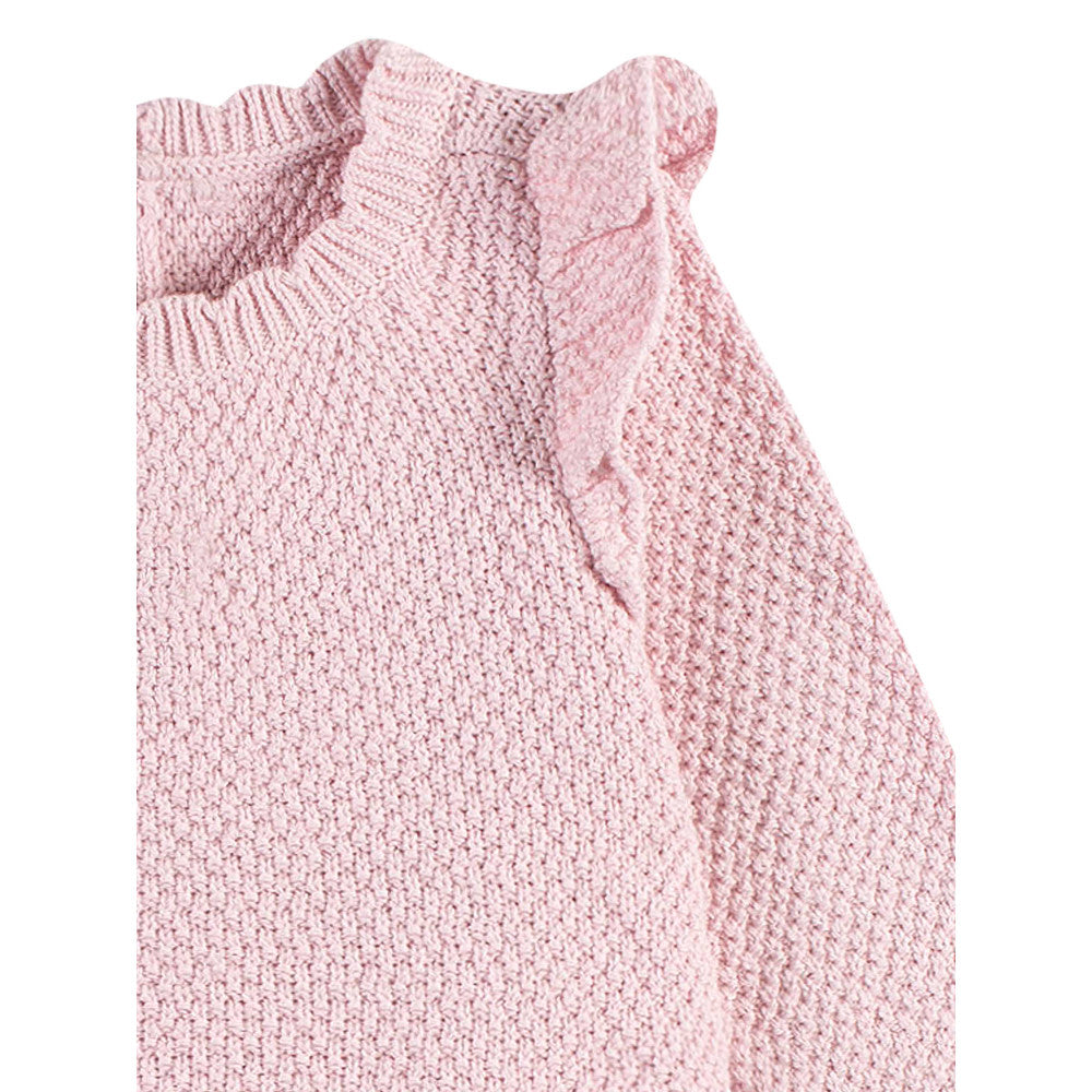 Modern Moments by Gerber Baby Girls Pink Romper, close-up detail 3