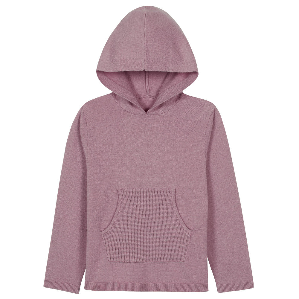 Modern Moments by Gerber 2-Piece Toddler Girls Dusky Orchid Hooded Sweater & Sweater Knit Pants, additional view 1