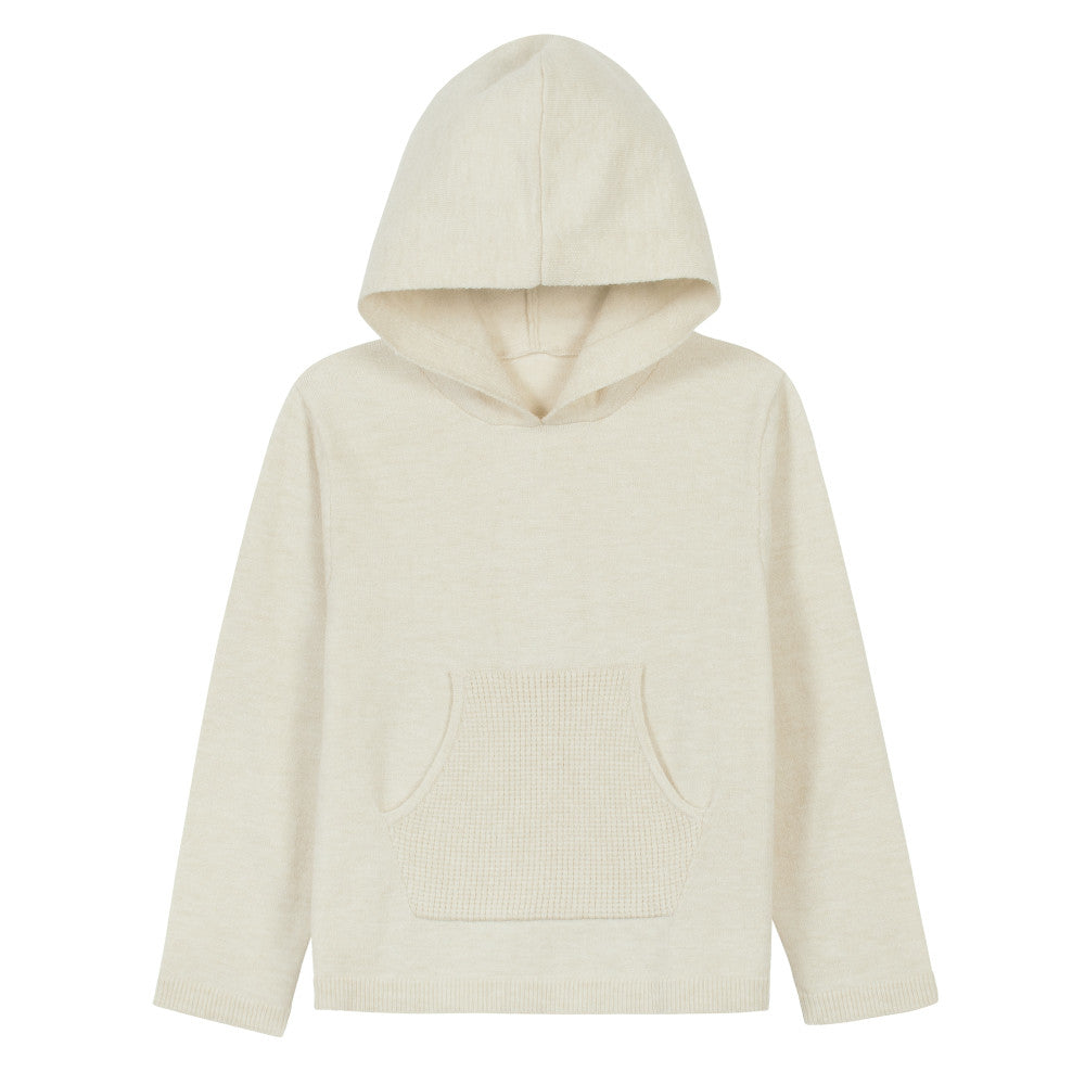 Modern Moments by Gerber 2-Piece Toddler Boys Oatmeal Heather Hooded Sweater & Sweater Knit Pants, additional view 1