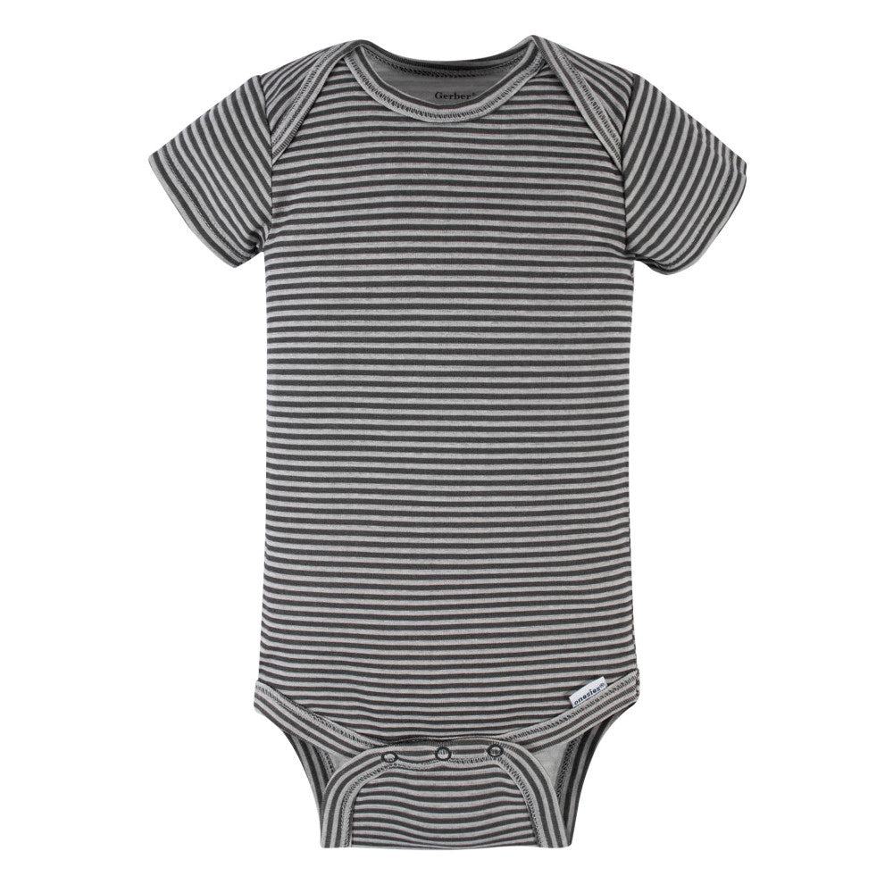 5-Pack Baby Boys Lion Short Sleeve Onesies Bodysuits, additional view 2