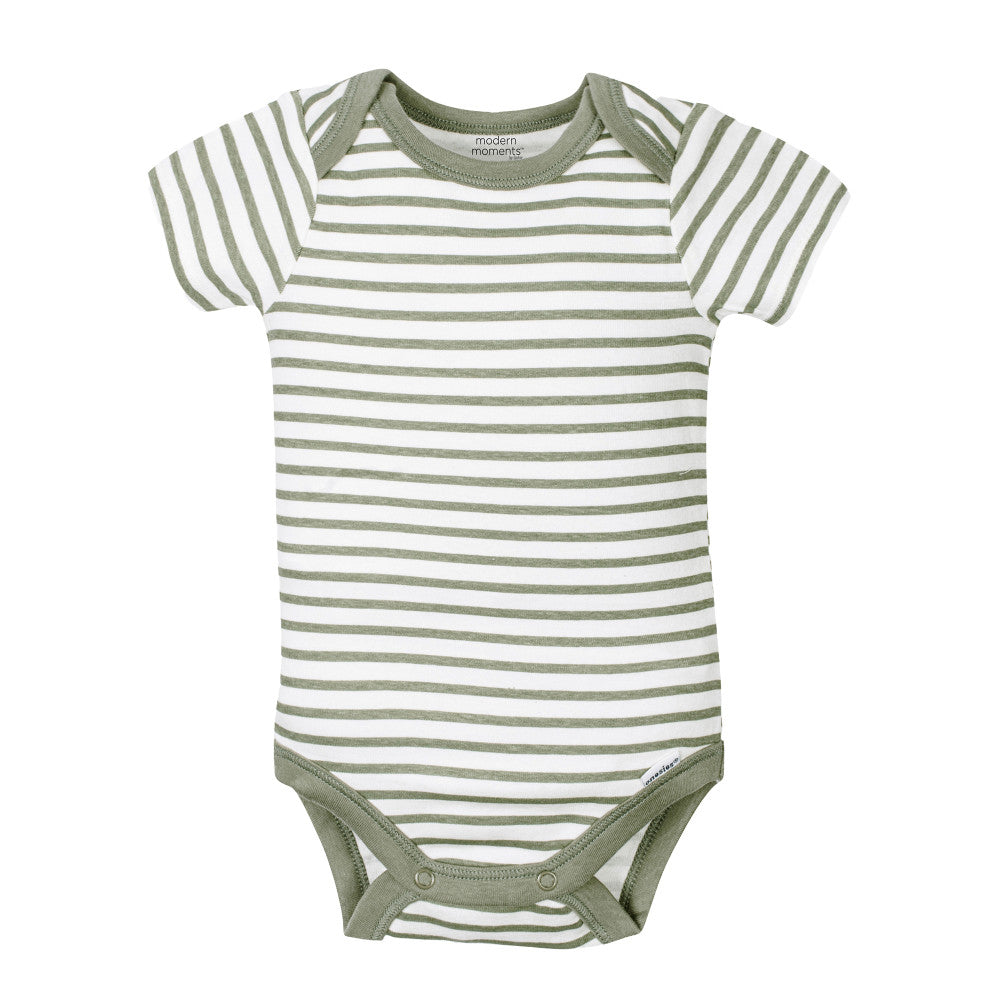 4-Pack Baby Boys Fossils Short Sleeve Onesies Bodysuits, additional view 3