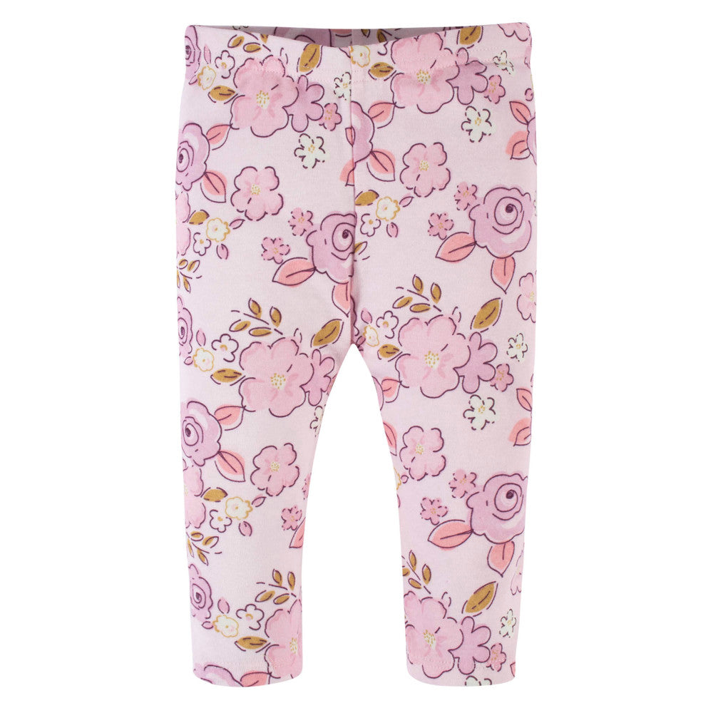 4-Pack Baby Girls Floral Pants, additional view 3