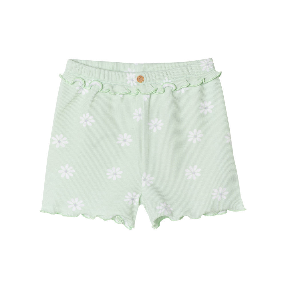 Modern Moments by Gerber 2-Pack Infant & Toddler Girls Flower Paperbag Shorts, additional view 2
