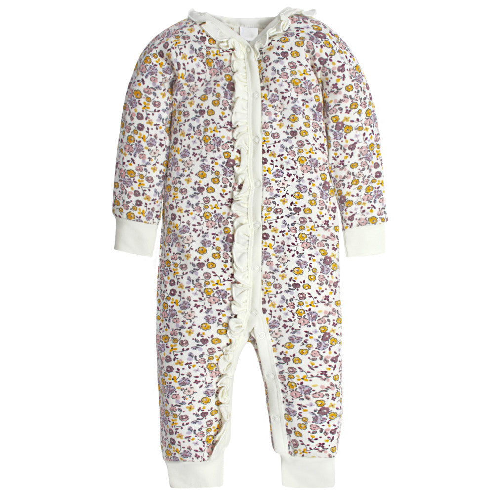 Modern Moments by Gerber Baby Girls Floral Coverall, additional view 1
