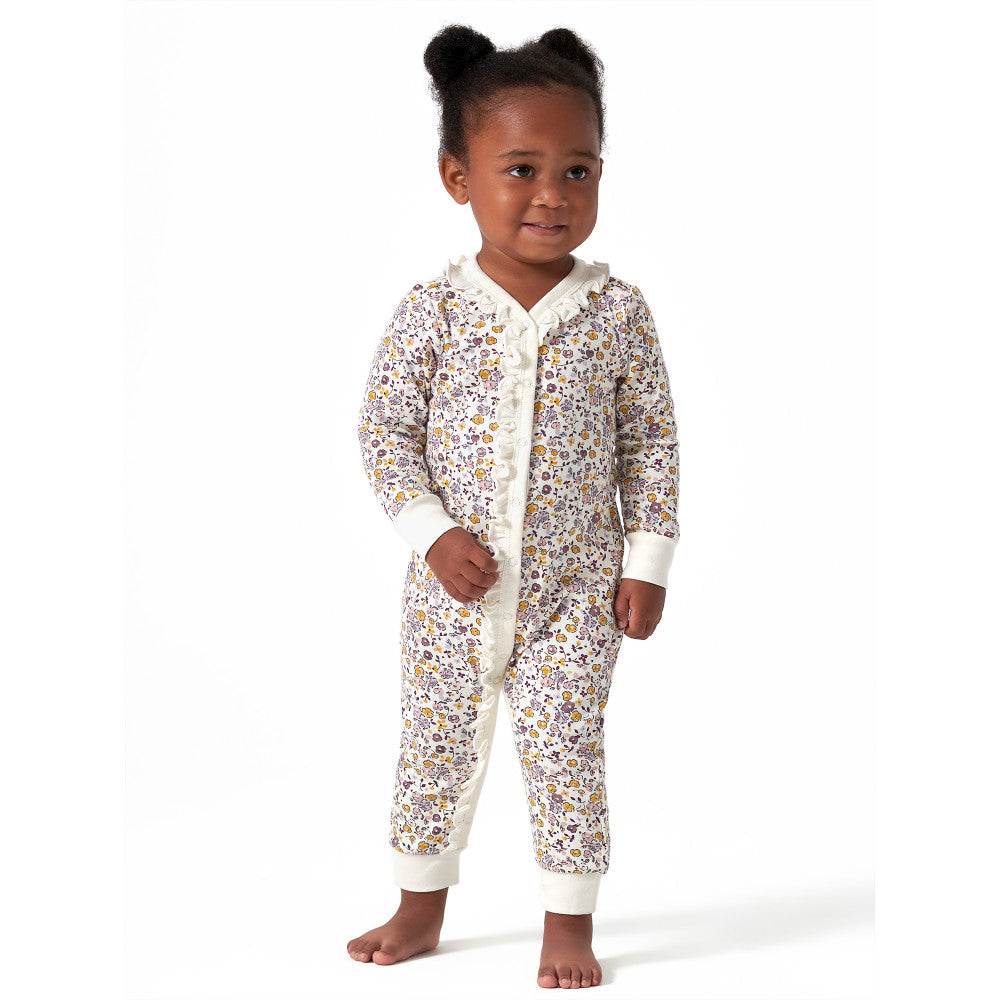 Modern Moments by Gerber Baby Girls Floral Coverall