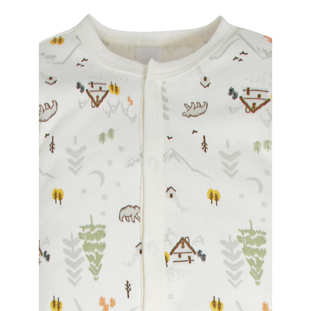 Modern Moments by Gerber Baby Boys Mountain Coverall With Mitten, close-up detail 1
