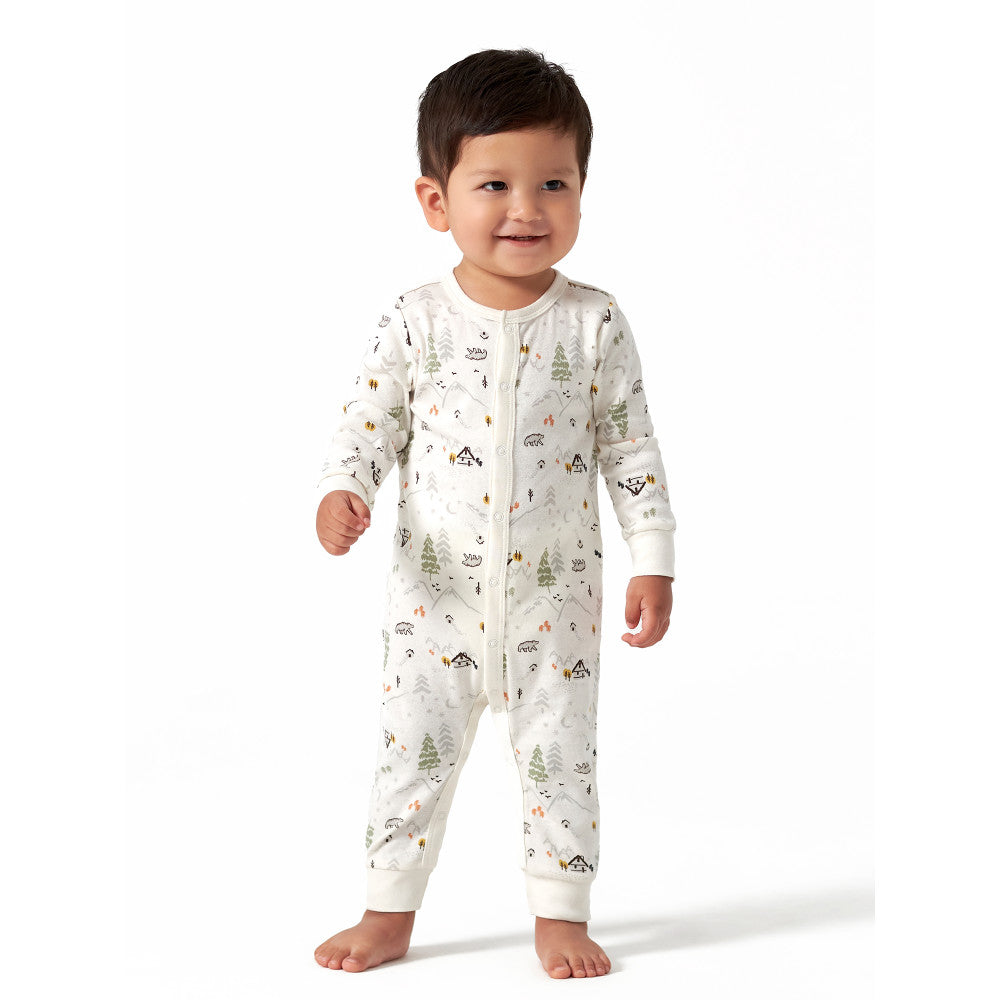 Modern Moments by Gerber Baby Boys Mountain Coverall With Mitten