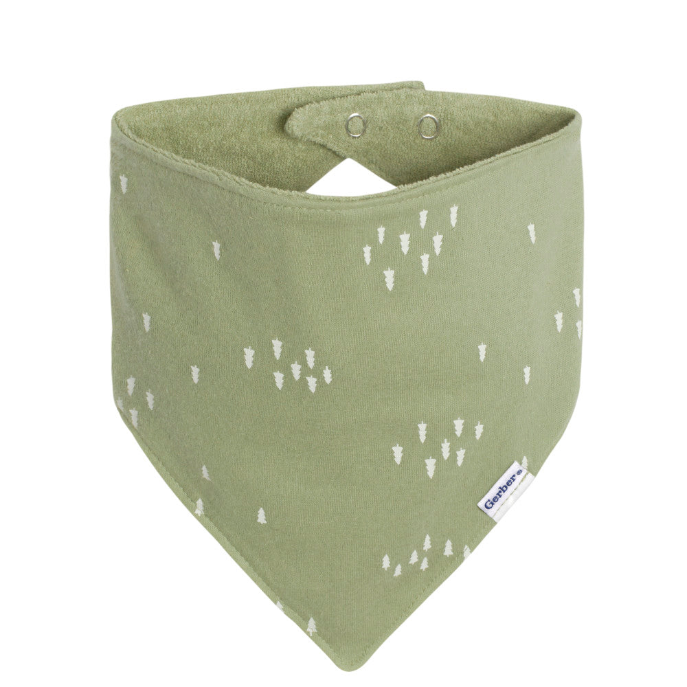 Modern Moments by Gerber Baby Boys Tree Bandana Bib, additional view 1