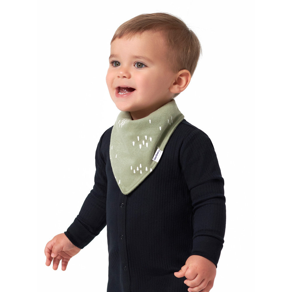 Modern Moments by Gerber Baby Boys Tree Bandana Bib