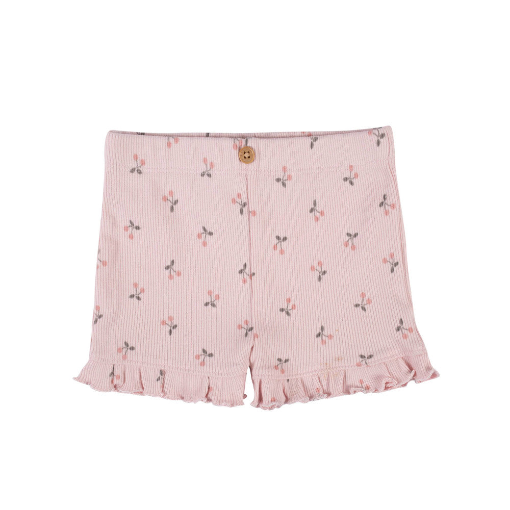 Modern Moments by Gerber 2-Pack Baby Girls Cherry/Pink Shorts, additional view 2