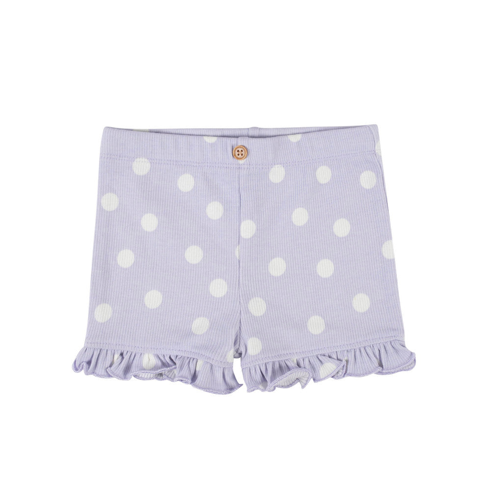 Modern Moments by Gerber 2-Pack Baby Girls Purple/Heather Shorts, additional view 1