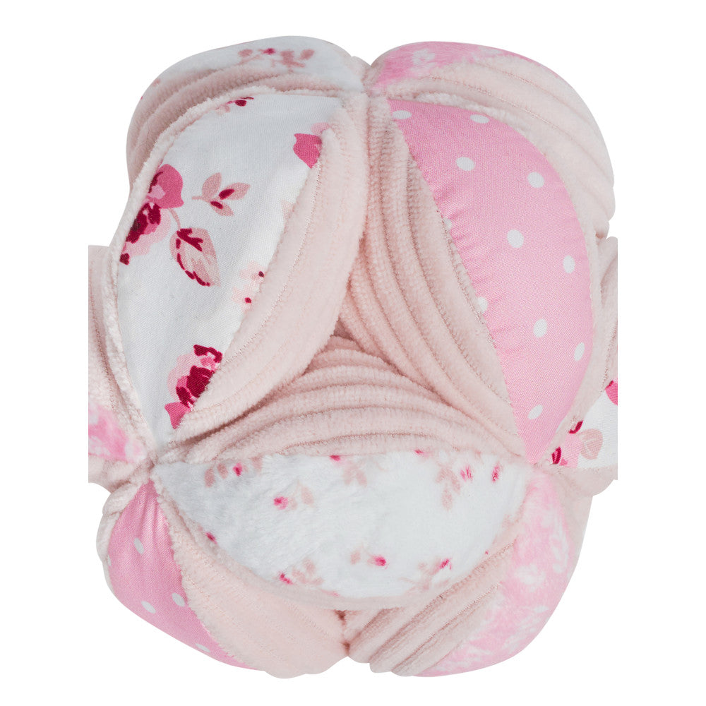 Modern Moments by Gerber Baby Girls Roses Sensory Ball, close-up detail 2
