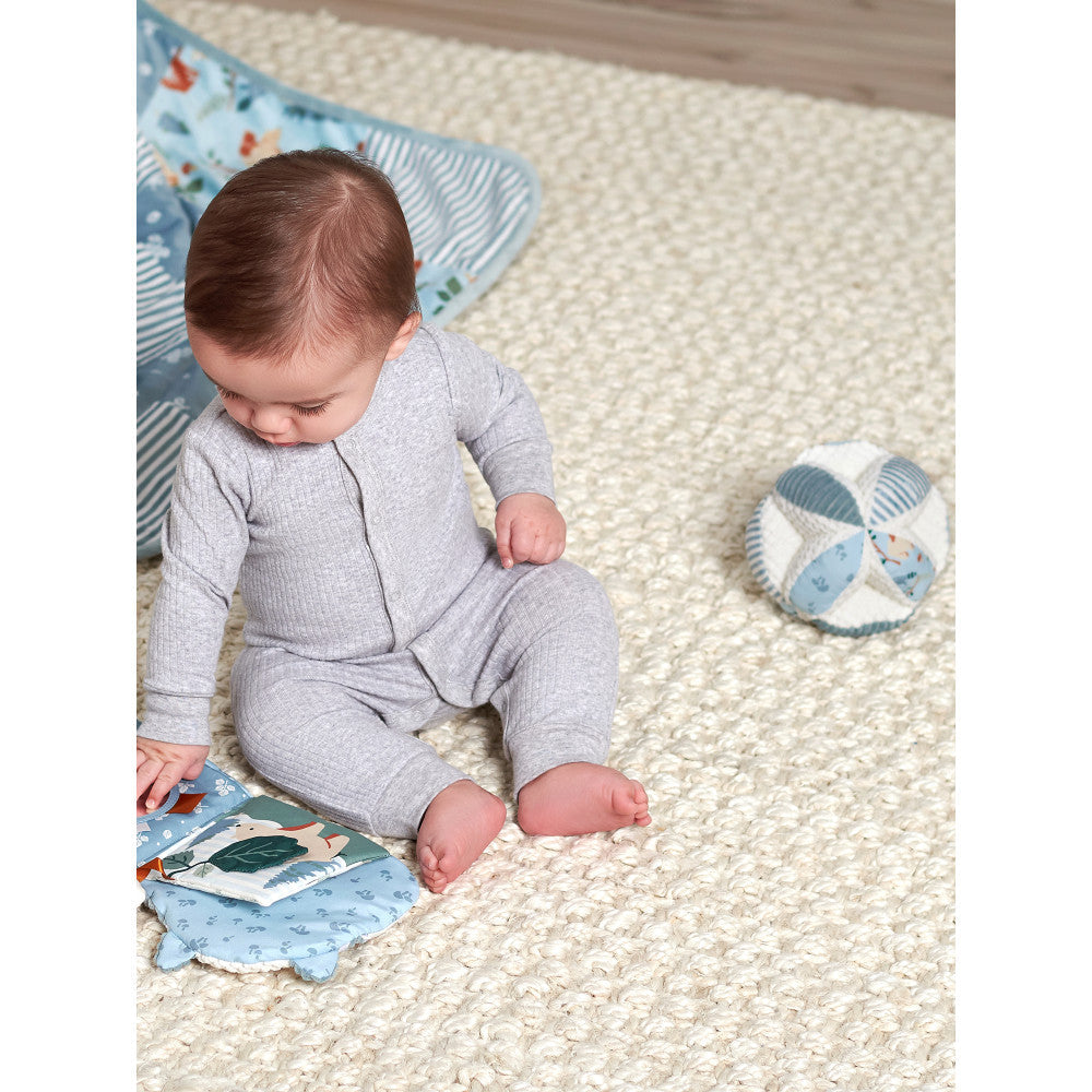 Modern Moments by Gerber Baby Boys Woodland Sensory Ball, lifestyle photo 3