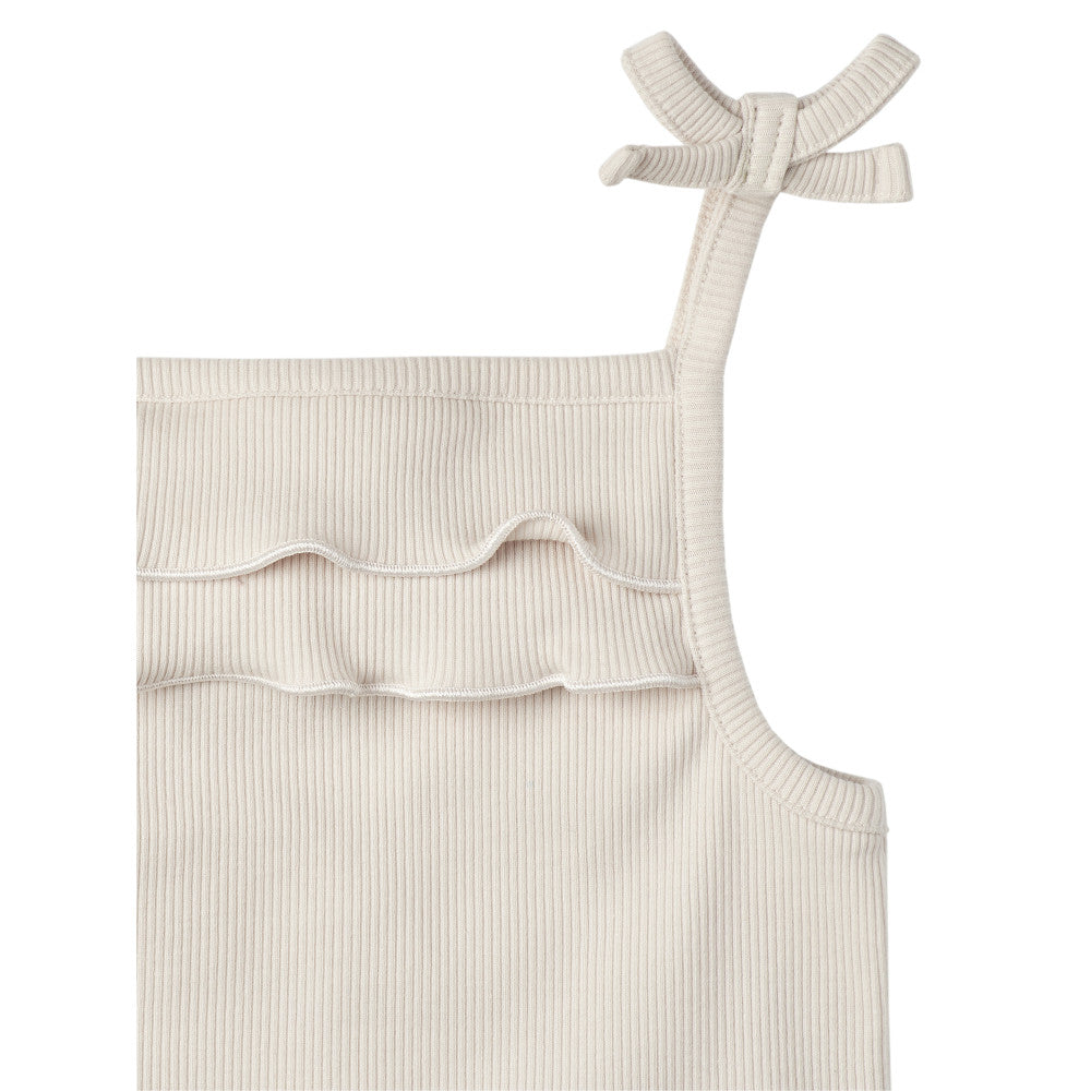 Modern Moments by Gerber 2-Pack Infant & Toddler Girls Green Tank Tops, close-up detail 1