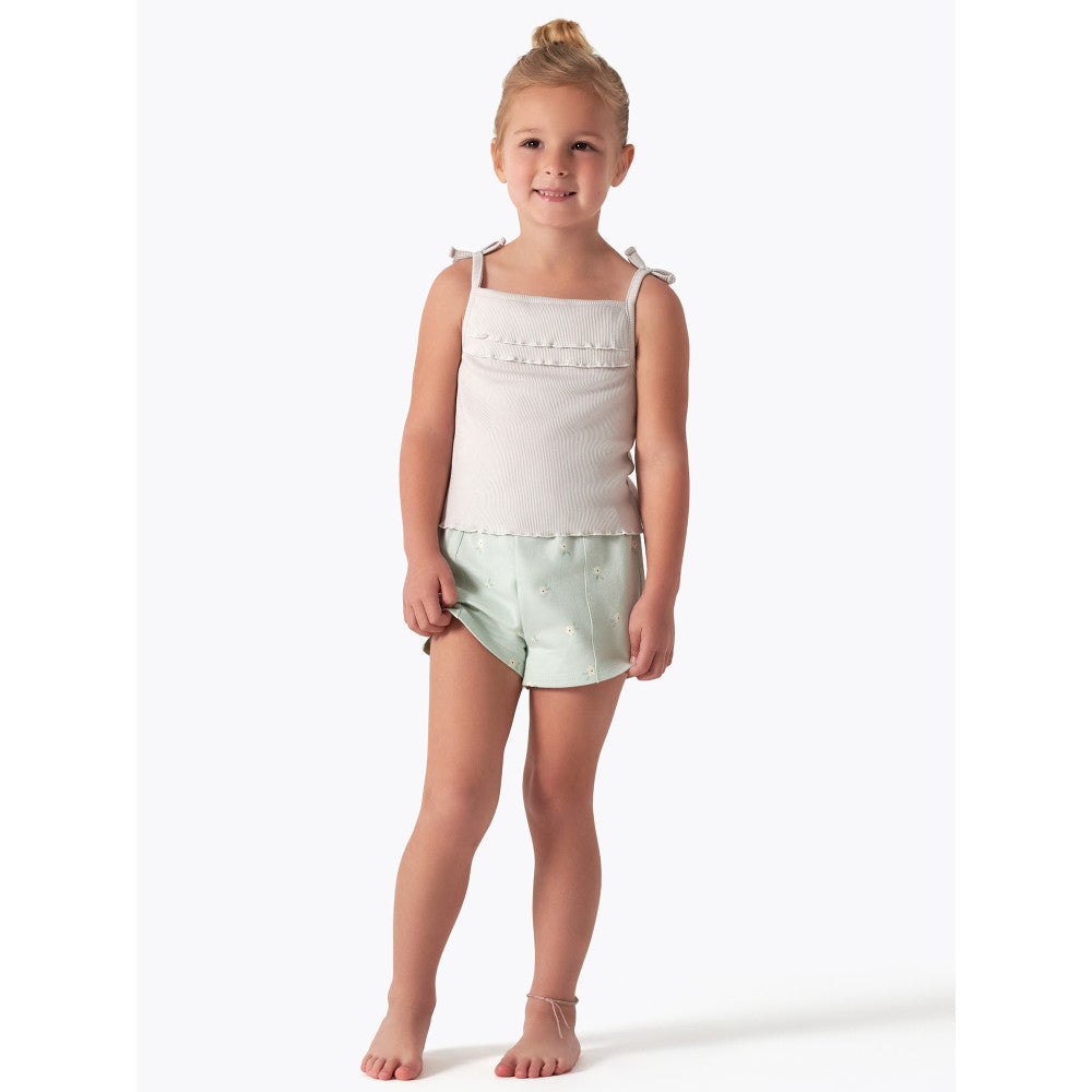 Modern Moments by Gerber 2-Pack Infant & Toddler Girls Green Tank Tops, lifestyle photo 1