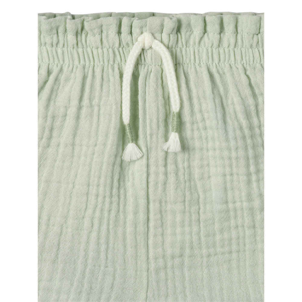 Modern Moments by Gerber 2-Pack Infant & Toddler Girls Aqua Shorts, close-up detail 3