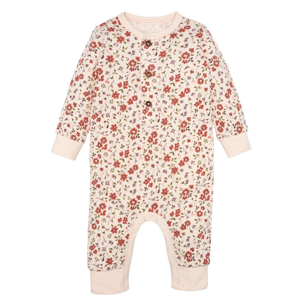 Modern Moments by Gerber 1-Pack Baby Girls Pink Romper