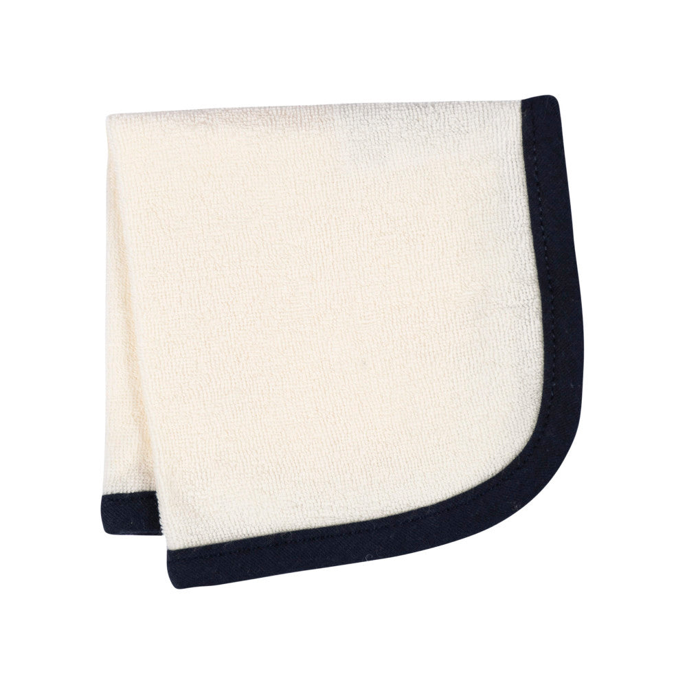 4-Piece Baby Boys Blue Hooded Towel & Washcloths Bath Set, additional view 1
