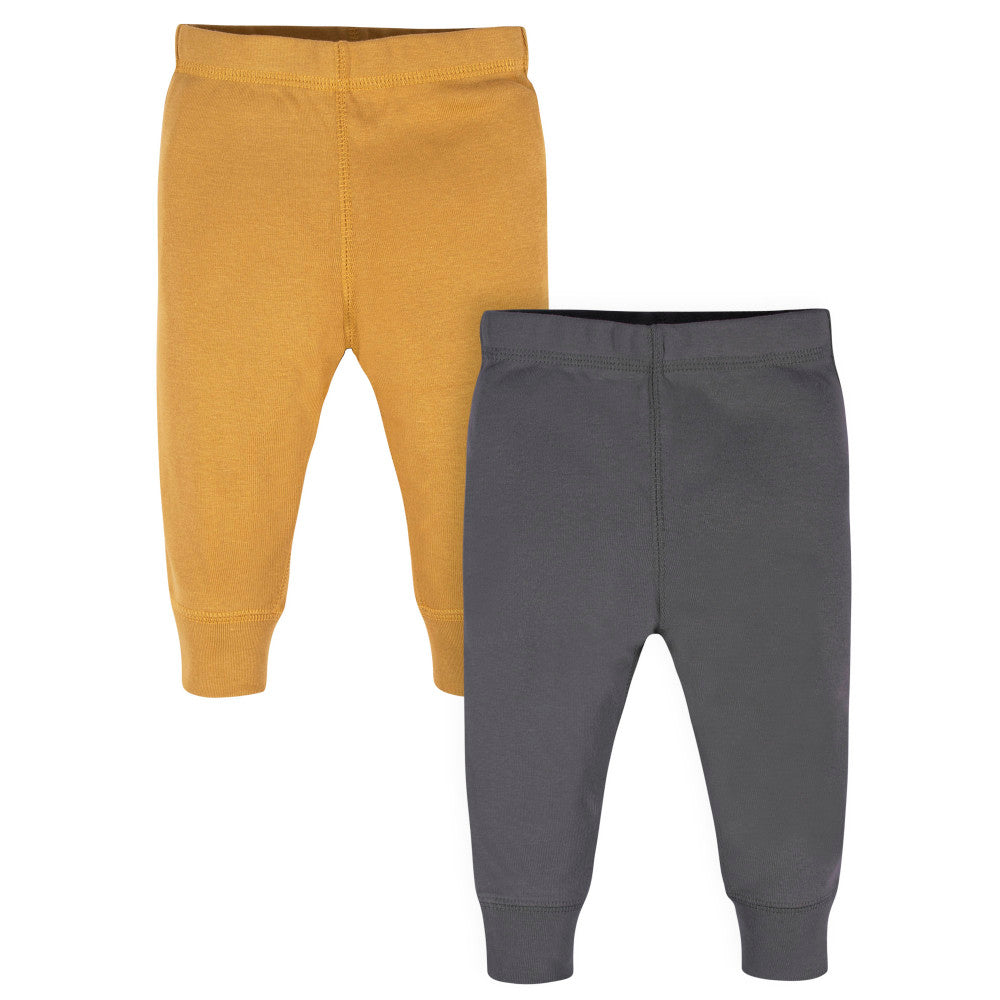 2-Pack Baby Boys Charcoal Pants