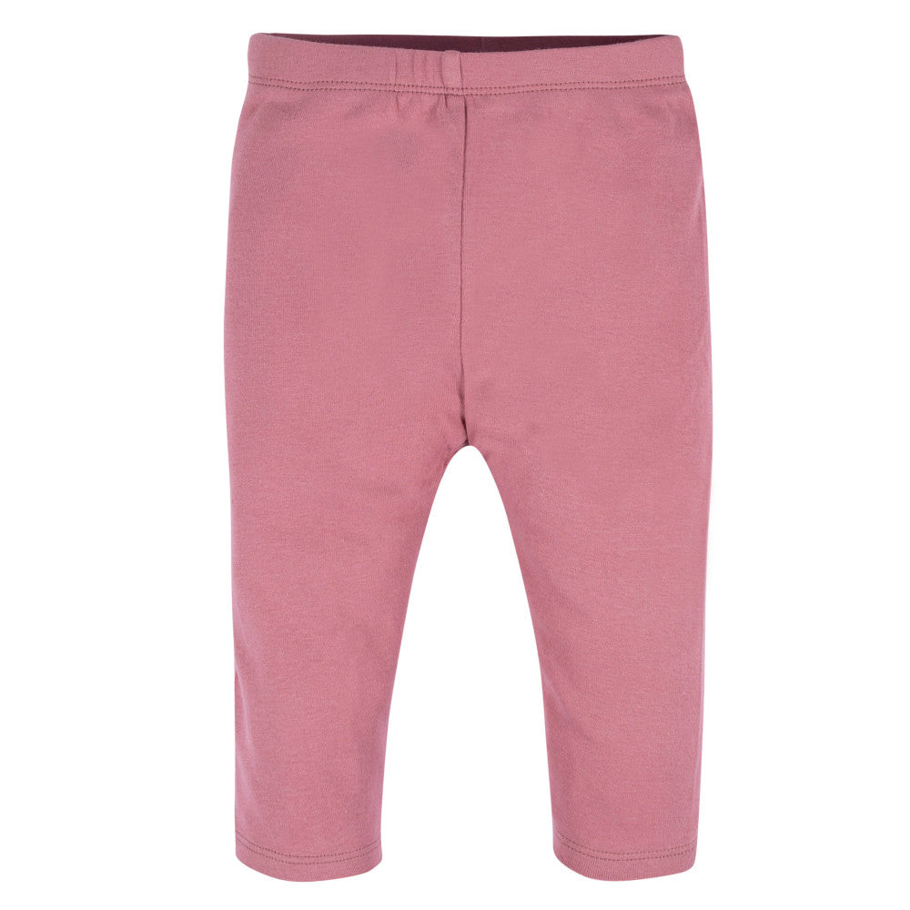 2-Pack Baby Girls Dark Pink Pants, additional view 1