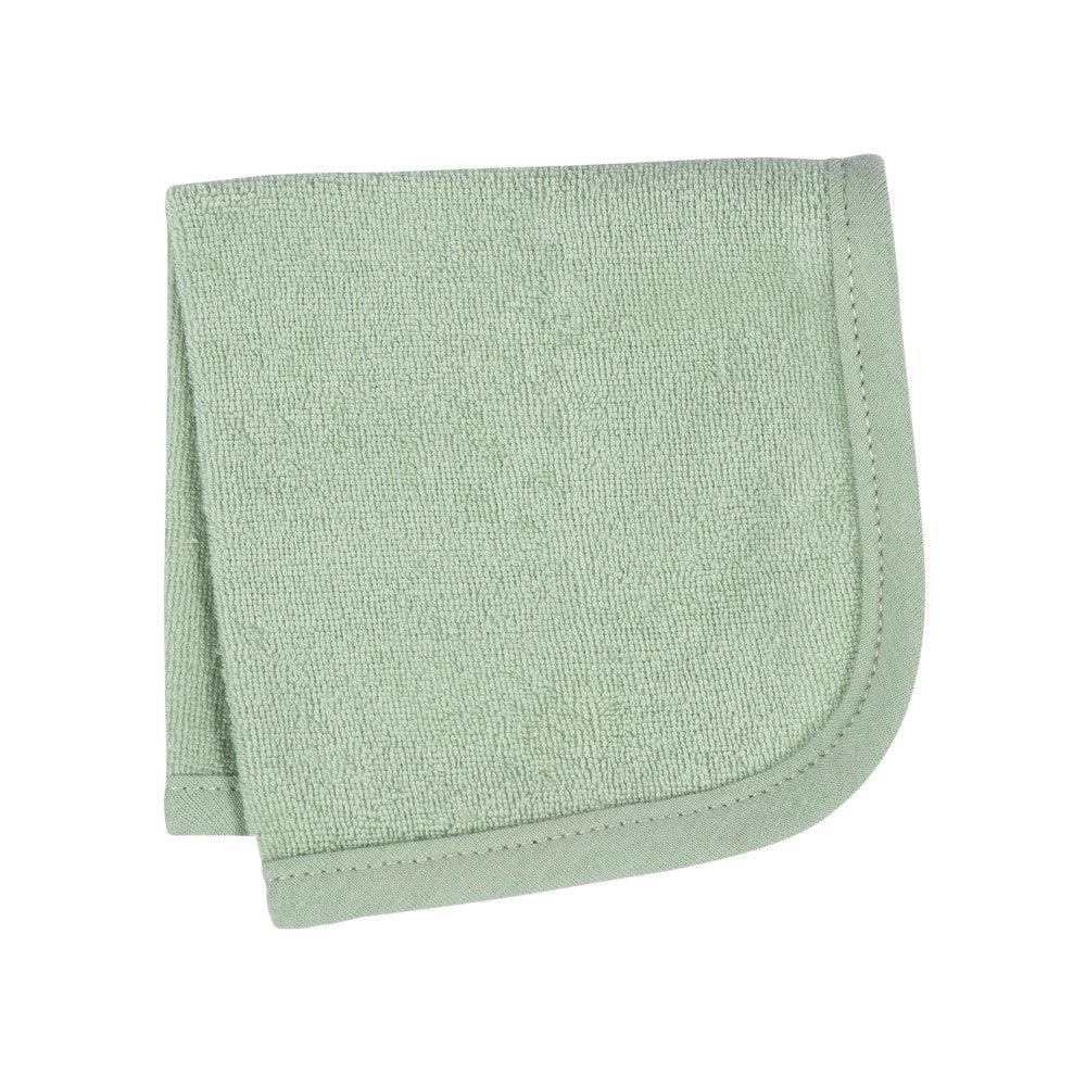 4-Piece Baby Girls Ivory Hooded Towel & Washcloths Bath Set, additional view 2