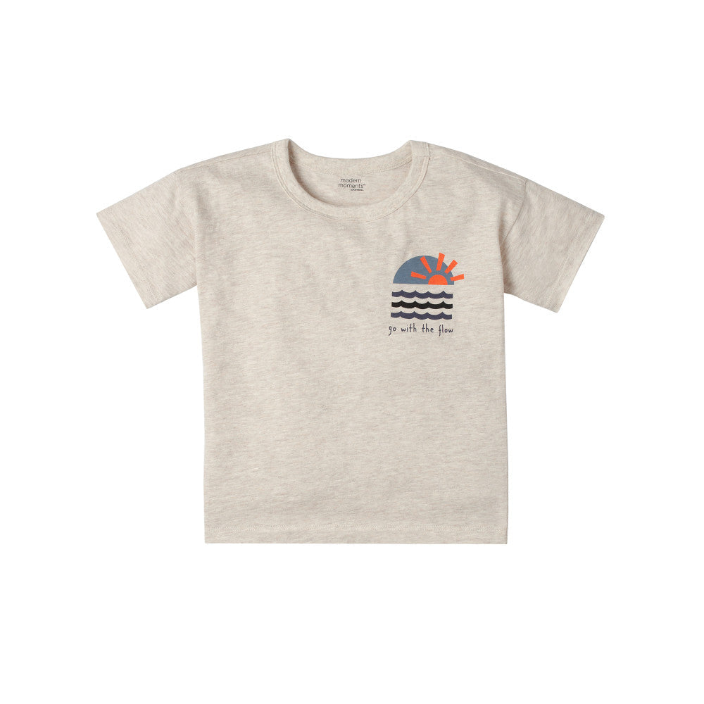 Modern Moments by Gerber 3-Pack Infant & Toddler Boys Blue Short Sleeve Top, additional view 2