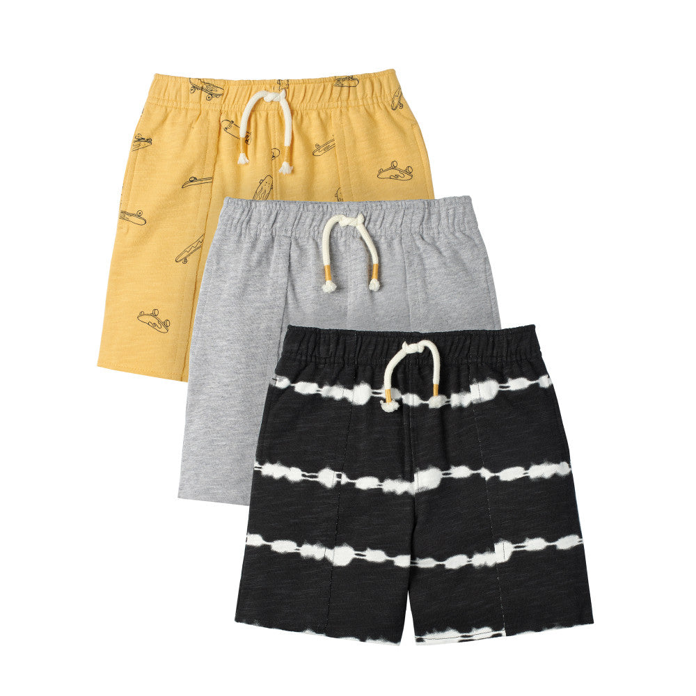 Modern Moments by Gerber 3-Pack Infant & Toddler Boys Black Shorts