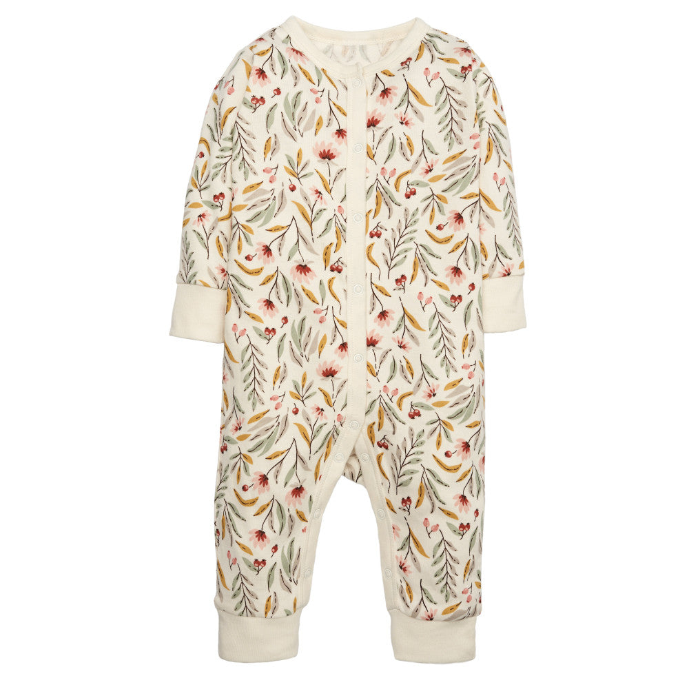 Modern Moments by Gerber Baby Girls Green/Ivory Coverall