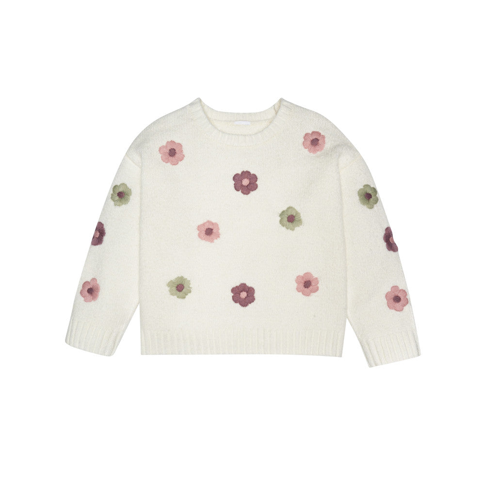 Modern Moments by Gerber Toddler Girls Ivory Sweater Knit, additional view 2