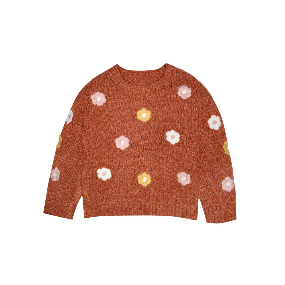 Modern Moments by Gerber Toddler Girls Red Knit Sweater, additional view 2