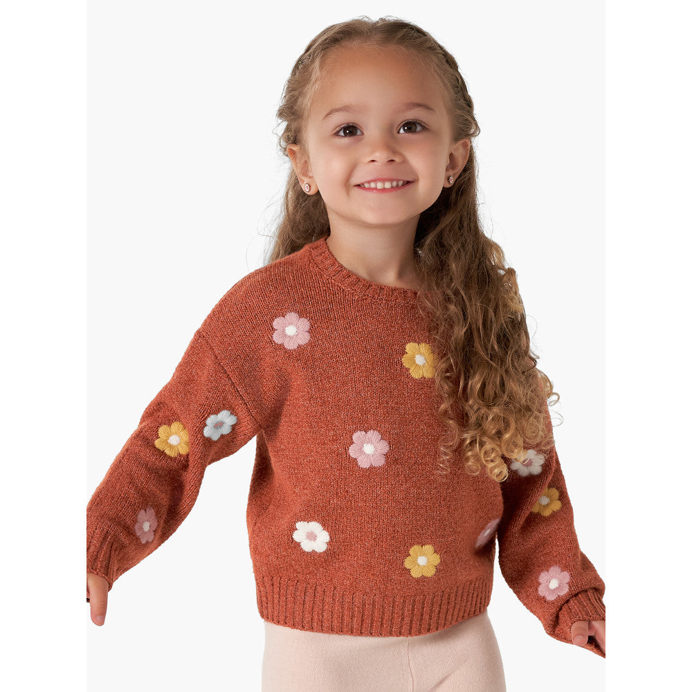 Modern Moments by Gerber Toddler Girls Red Knit Sweater