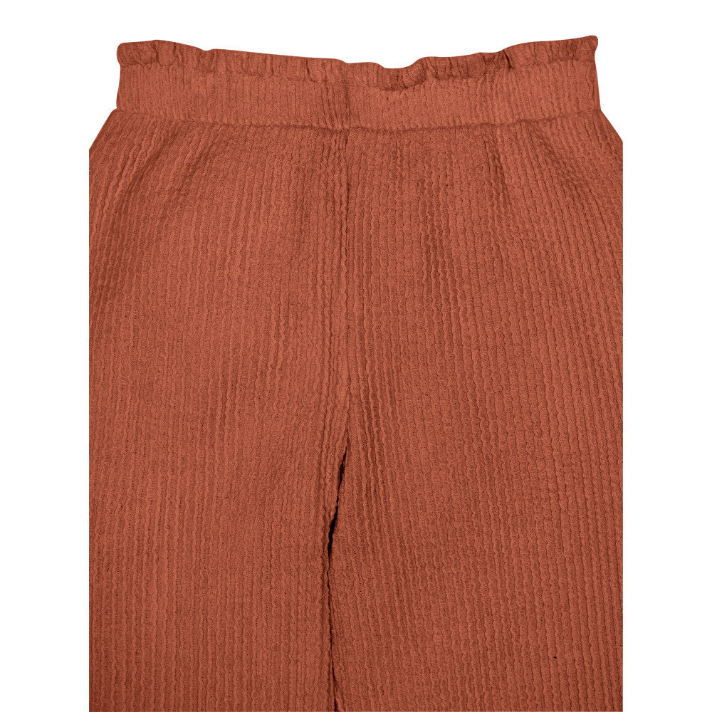 Modern Moments by Gerber 2-Piece Toddler Girls Red Top & Pants Set, close-up detail 2