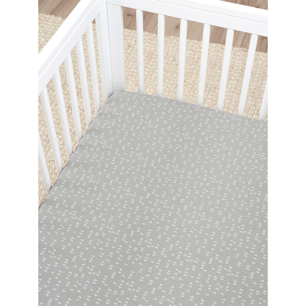 Modern Moments by Gerber Baby Neutral Dashes Fitted Crib Sheet, additional view 1