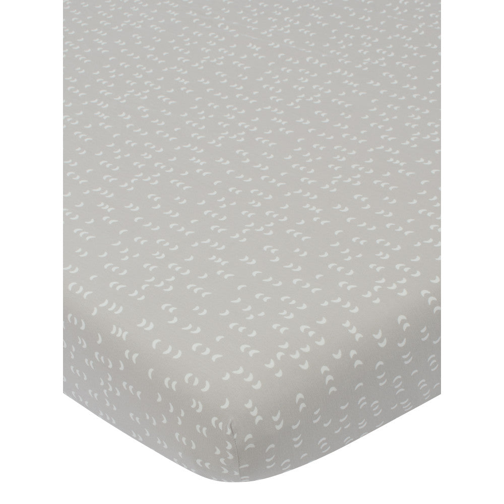 Modern Moments by Gerber Baby Neutral Dashes Fitted Crib Sheet