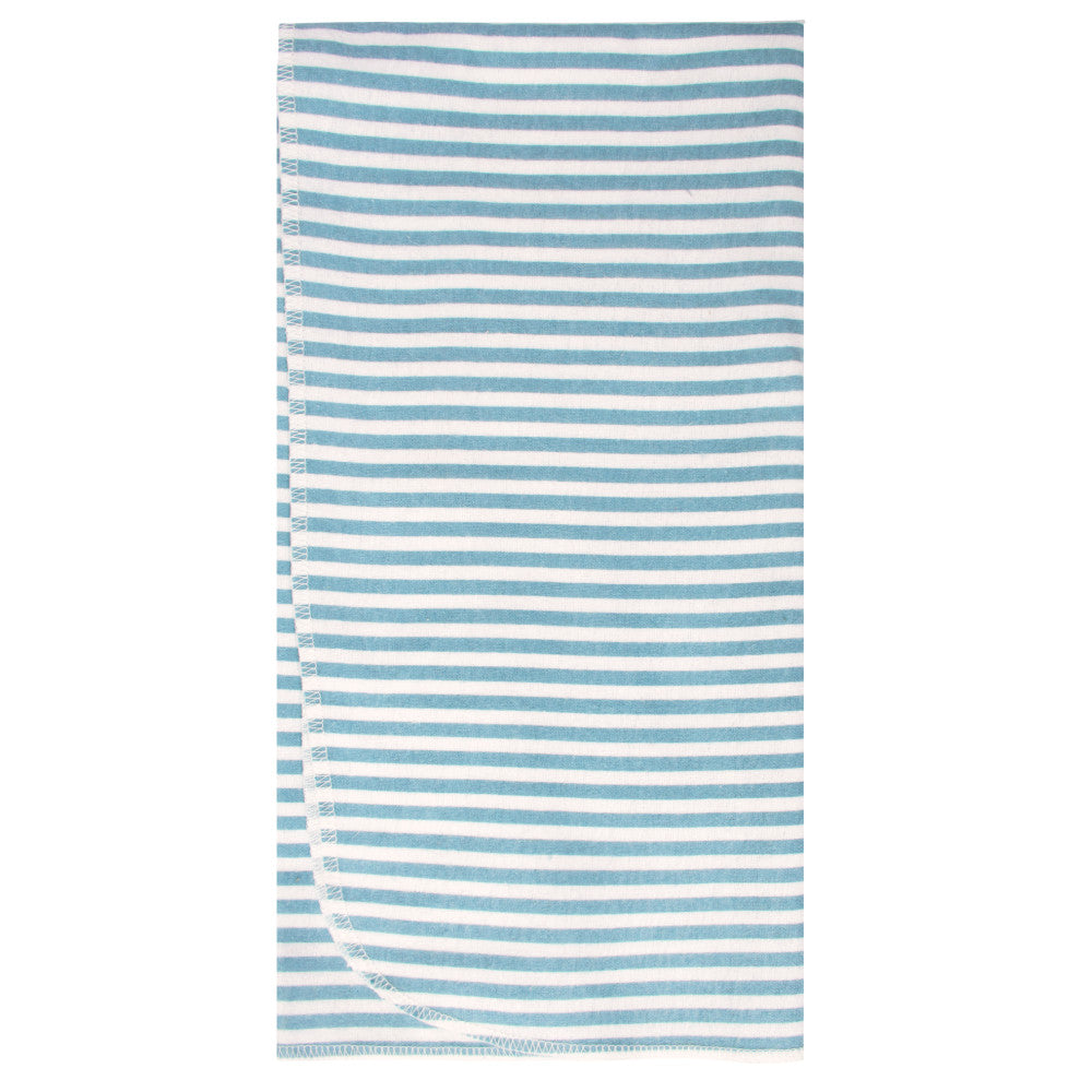 Modern Moments by Gerber 5-Pack Baby Boys Blue Flannel Blankets, additional view 1
