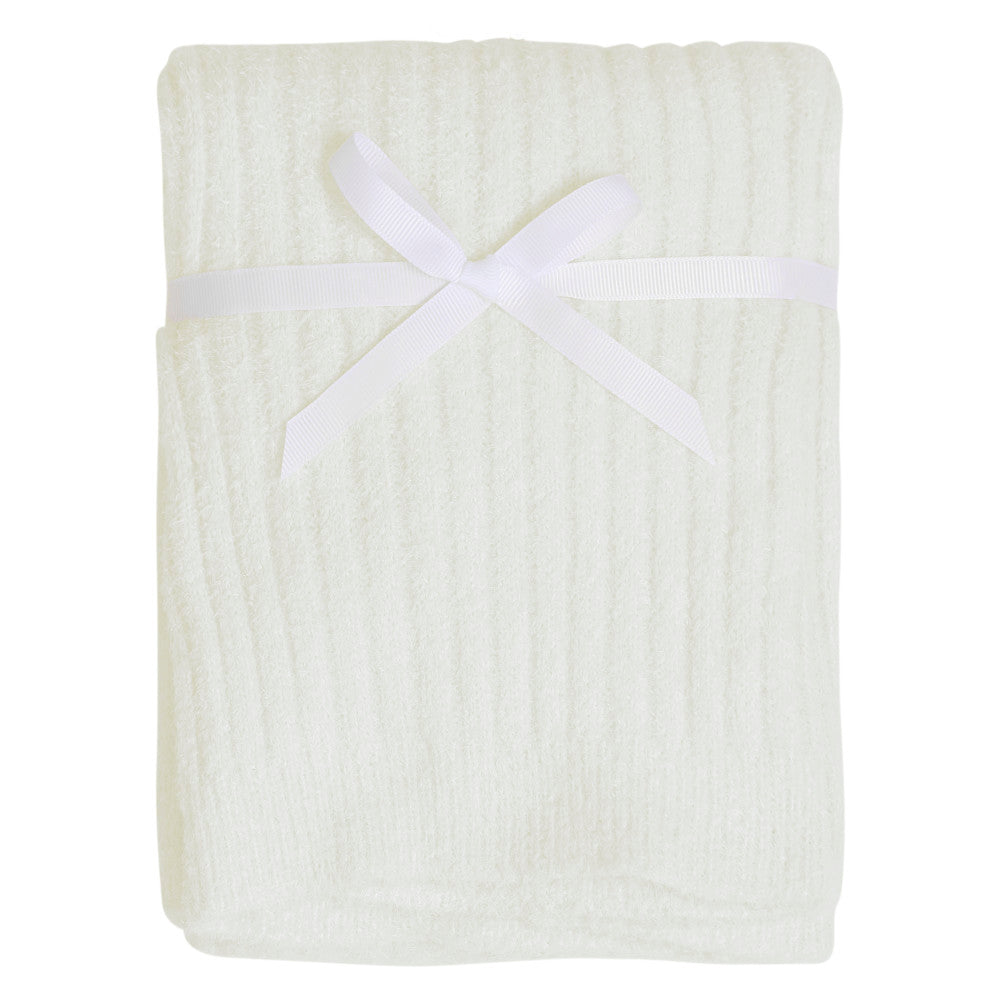 Modern Moments by Gerber Baby Neutral Ivory Ribbed Silky Mink Blanket, additional view 1