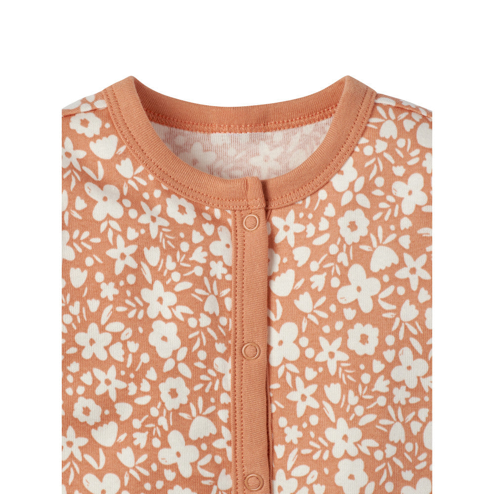 Modern Moments by Gerber Baby Girls Sienna Coverall, close-up detail 1