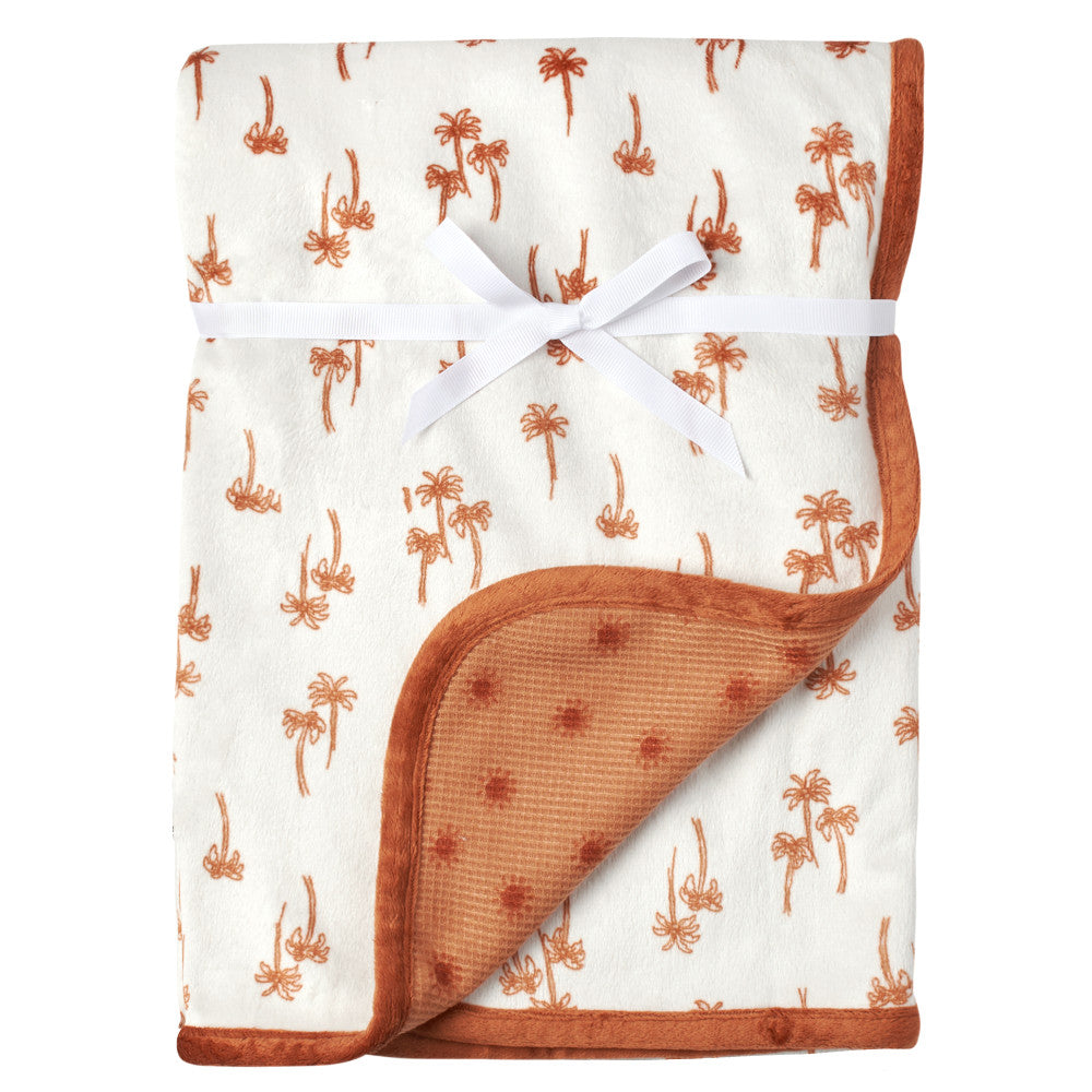 Modern Moments by Gerber Baby Neutral Terra 2-Ply Printed Blanket