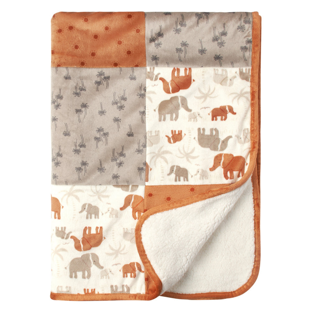 Modern Moments by Gerber Baby Neutral Terra Patchwork Blanket, additional view 1