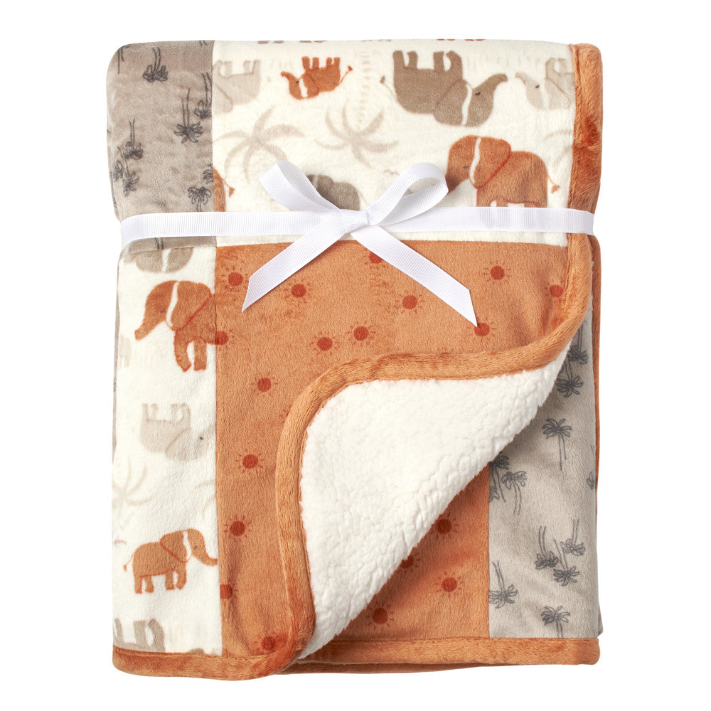 Modern Moments by Gerber Baby Neutral Terra Patchwork Blanket