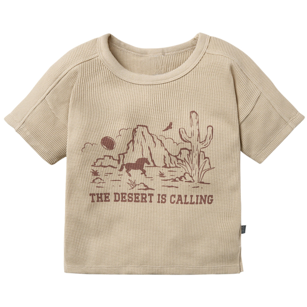 Infant & Toddler Boys Light Tan Box Shirt