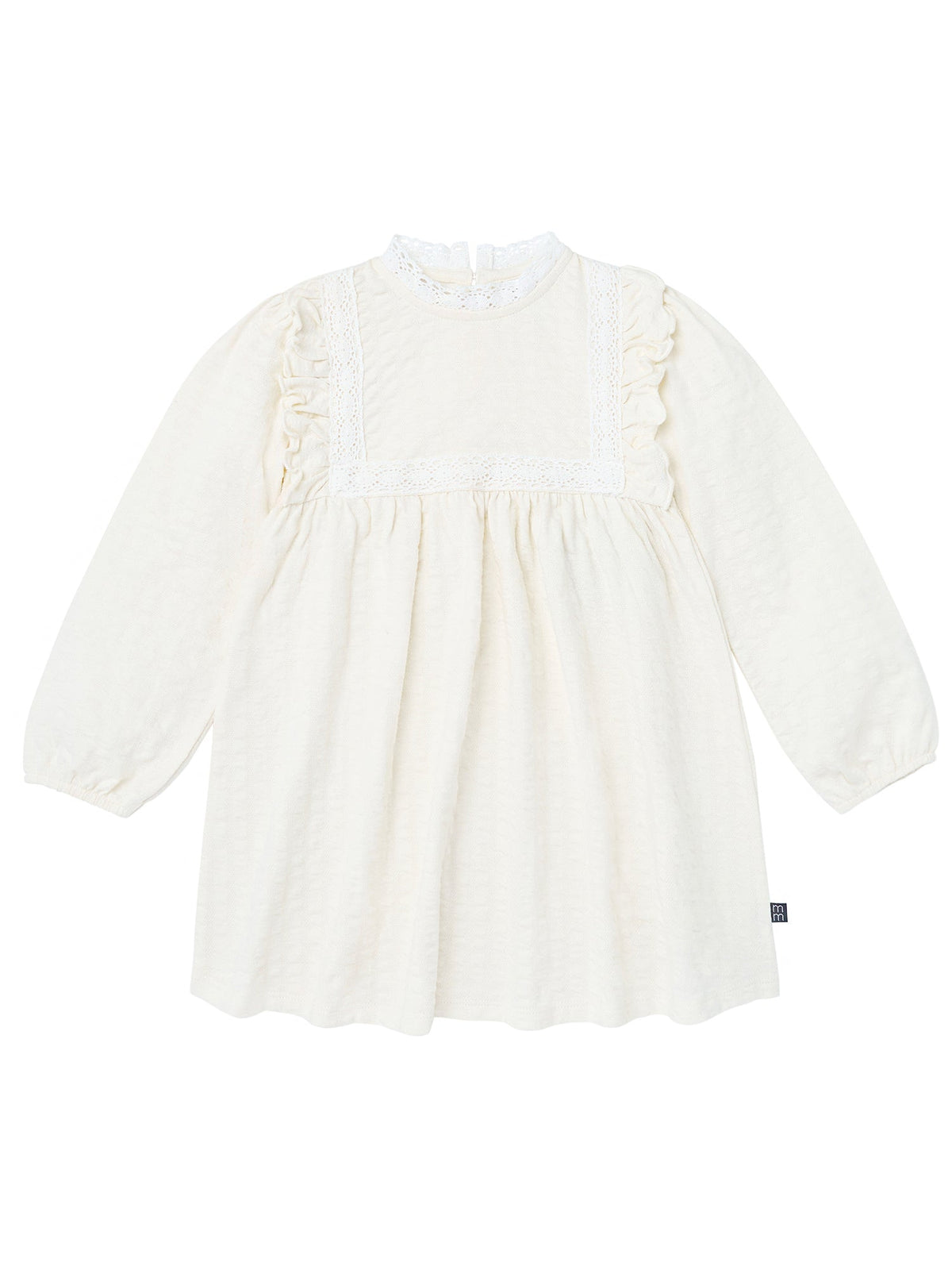 Infant & Toddler Girls Cream Dress-Gerber Childrenswear Wholesale