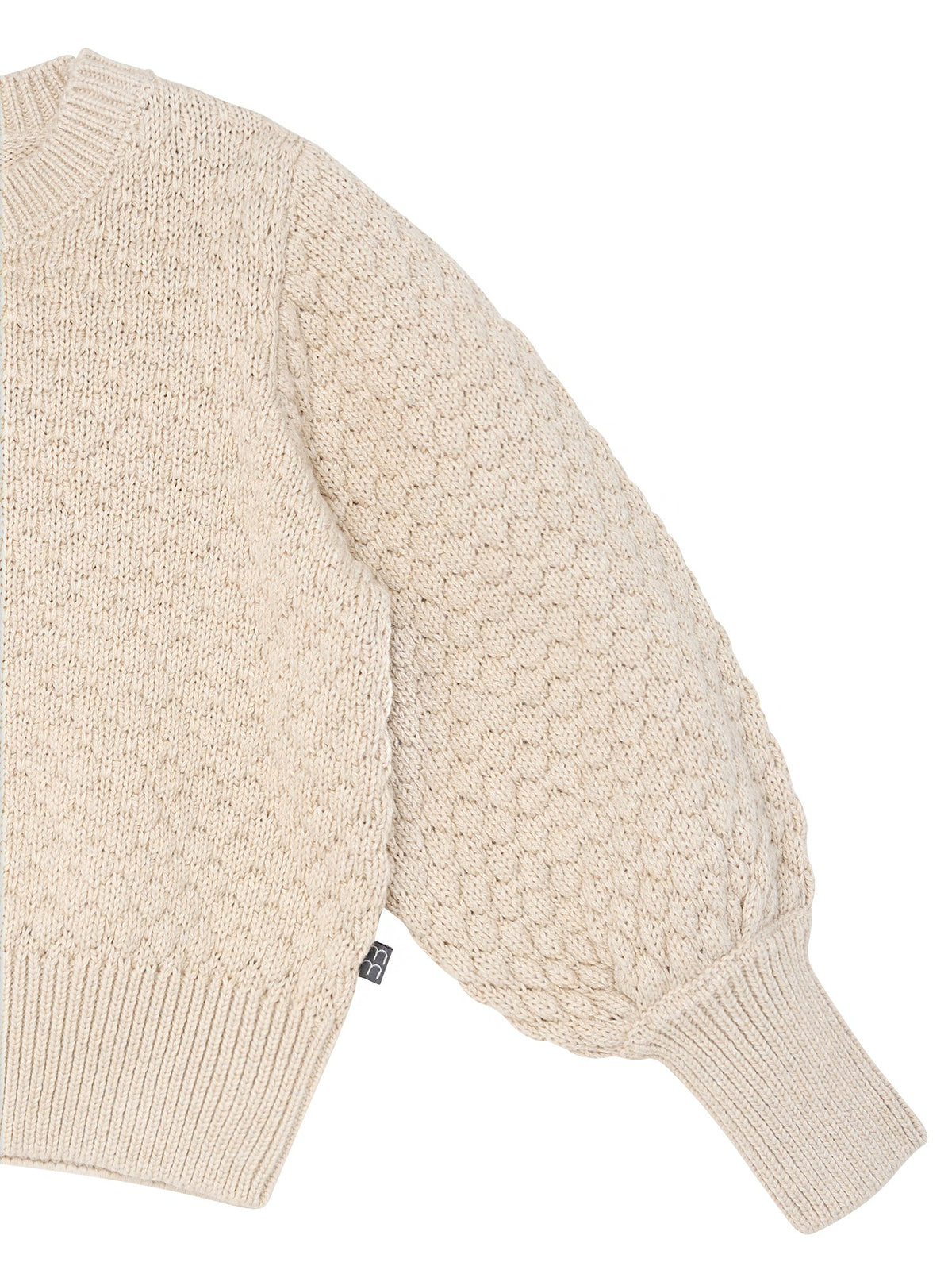 Infant & Toddler Girls Oatmeal Heather Puff Sleeve Sweater-Gerber Childrenswear Wholesale