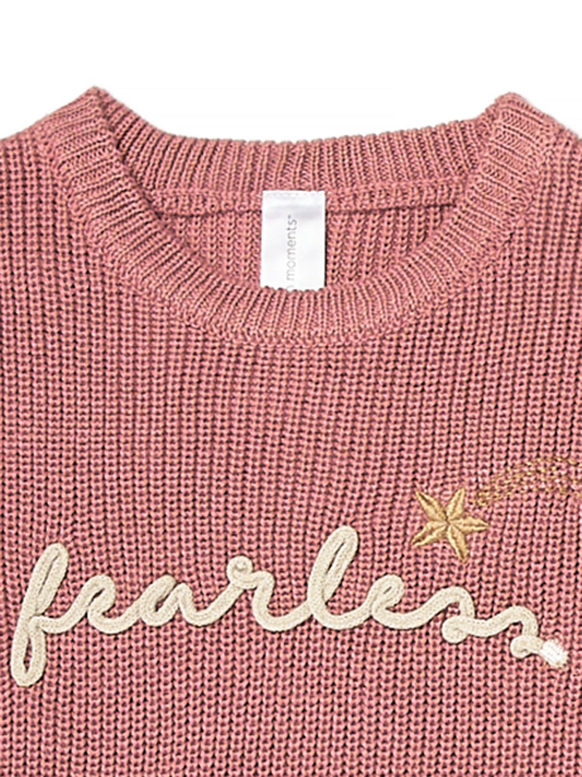 Infant & Toddler Girls Light Pink Embroidered Sweater-Gerber Childrenswear Wholesale