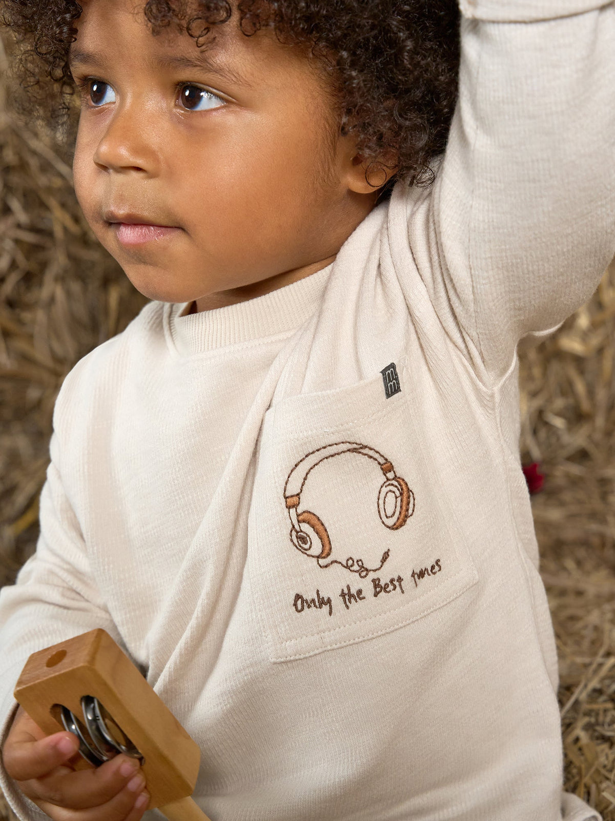 Infant & Toddler Boys Light Gray Drop Shoulder Long Sleeve T-Shirt-Gerber Childrenswear Wholesale
