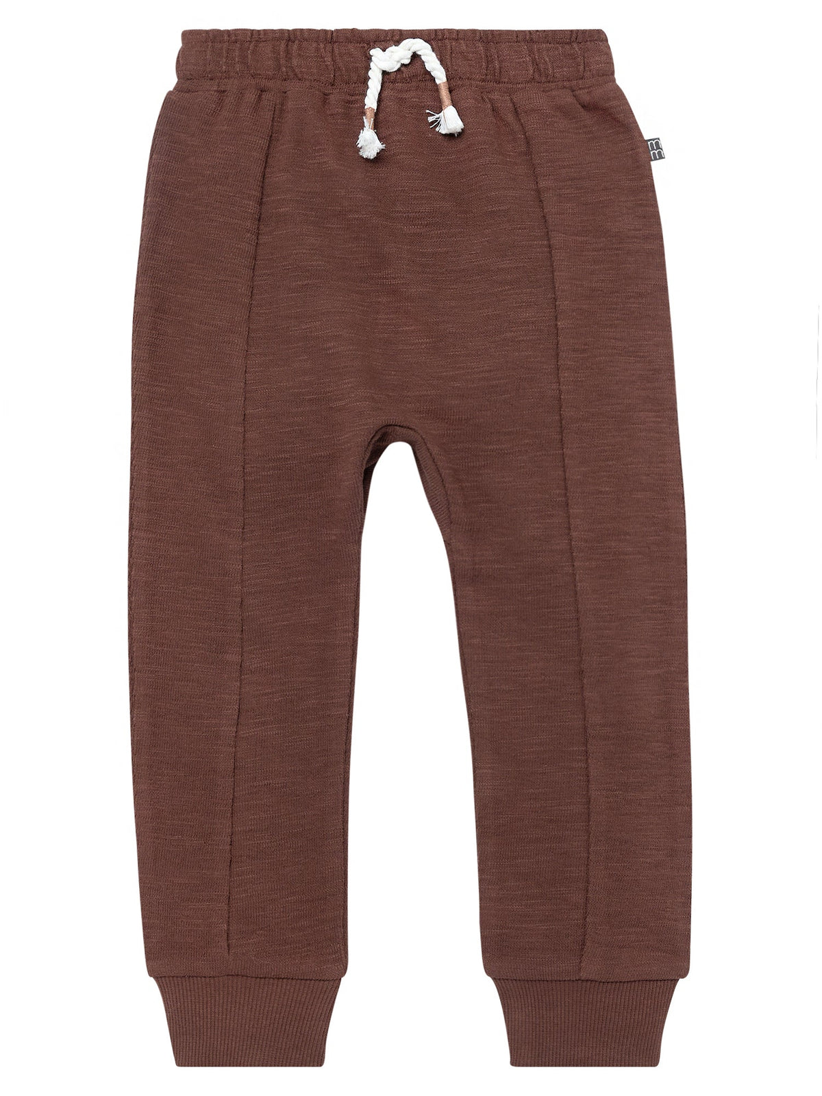 Infantt & Toddler Boys Brown Jogger Pants-Gerber Childrenswear Wholesale
