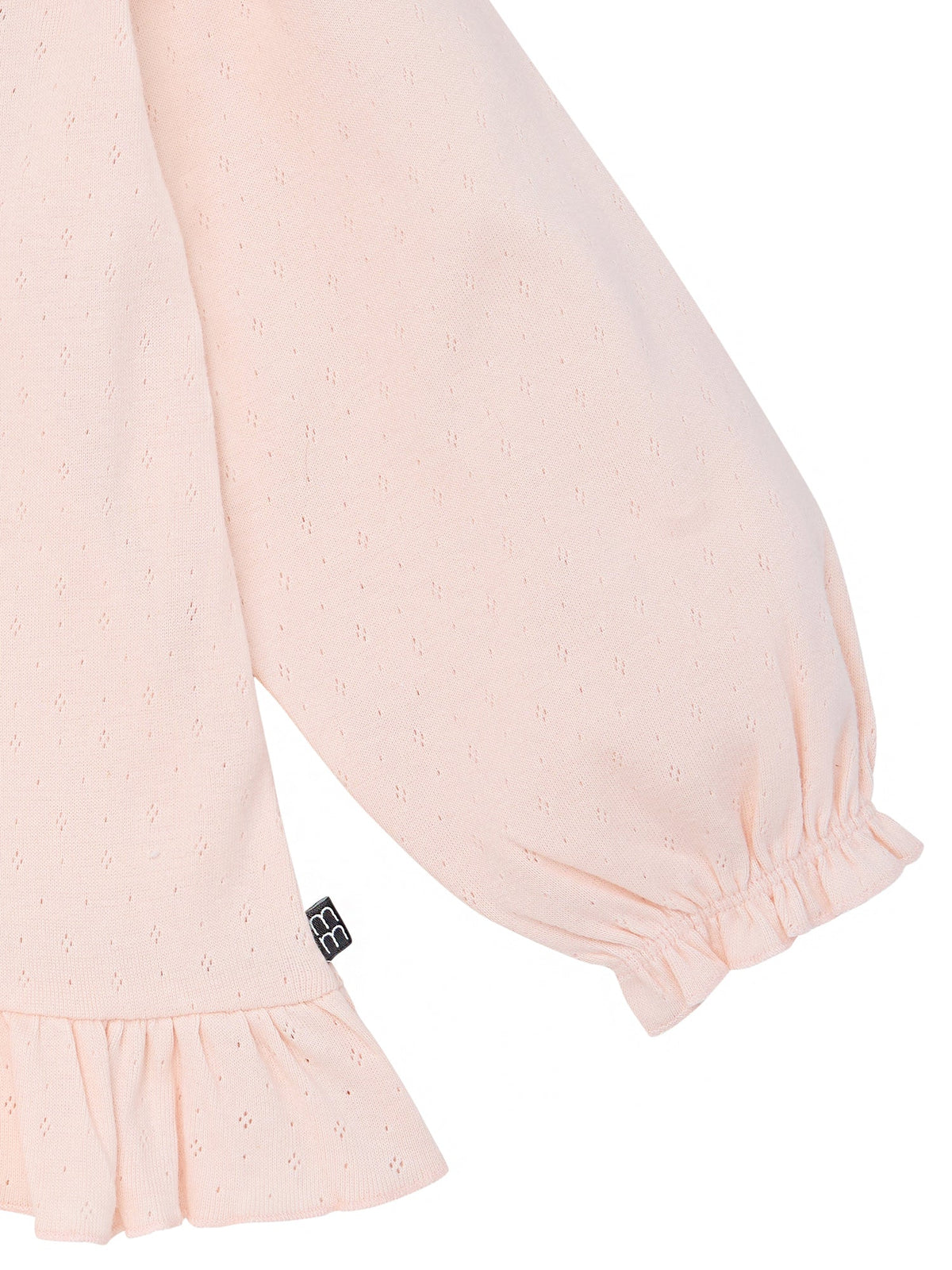 Infant & Toddler Girls Peach Blush Ruffle Hem Top-Gerber Childrenswear Wholesale